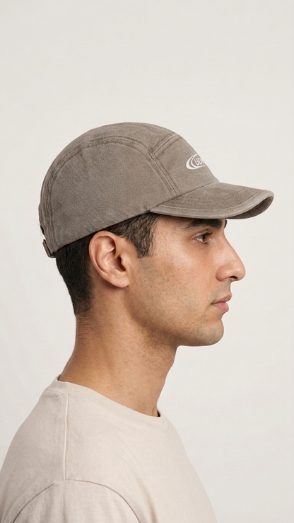 Retro Washed Lettering Baseball Cap With Short Brim, Workwear Style, Suitable For Both Men And Women, Outdoor Casual Soft-top Sun Protection Beanie Hat